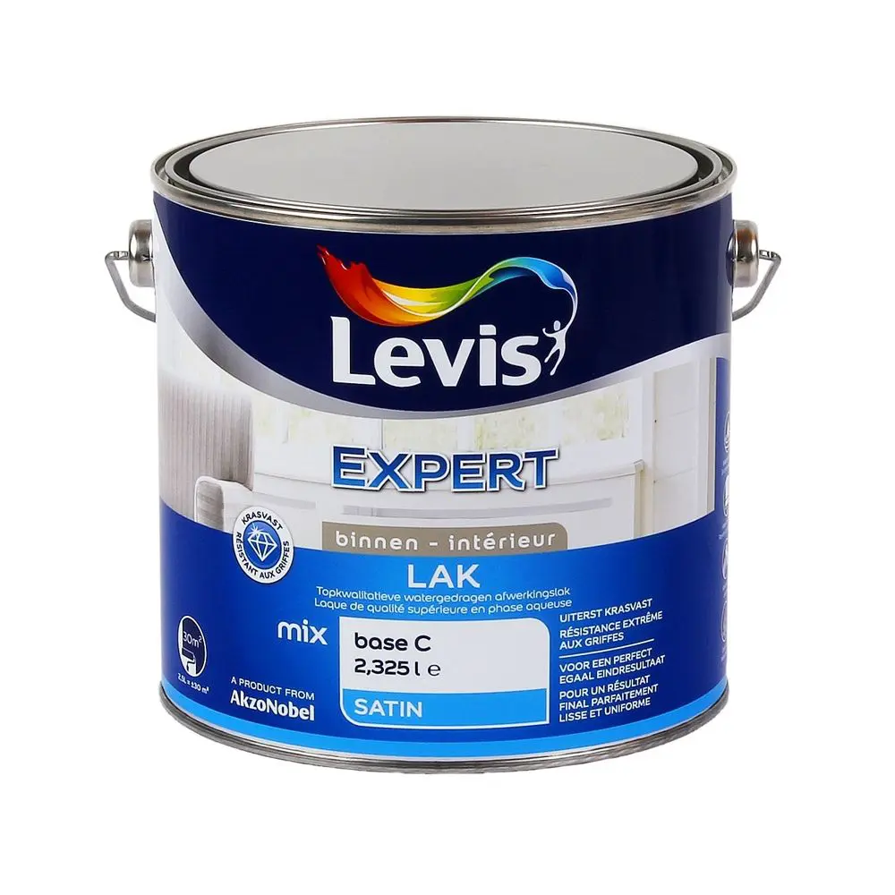 Водоразтворима боя за дърво и метал Expert Lak Interior Satin Mix