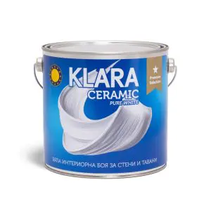 Бяла боя за тавани и стени KLARA Ceramic Pure White